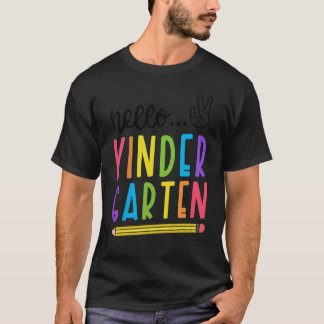 幼稚園の先生のためのバック・トゥ・スクールグッズ Tシャツ