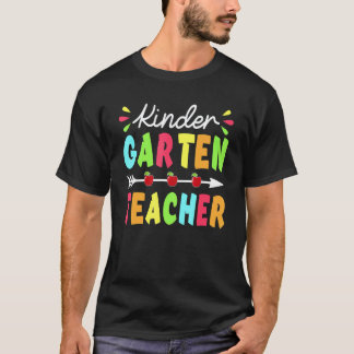 幼稚園の先生のためのバック・トゥ・スクール最初の授業日 Tシャツ