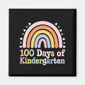 幼稚園の先生のための100日目おめでとうグッズ 子供達 100日目 マグネット (正面)