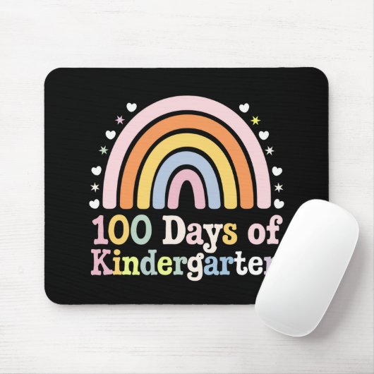 幼稚園の先生のための100日目おめでとう キッズ100日 マウスパッド (マウス)
