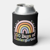 幼稚園の先生のための100日目 キッズ 100日 缶クーラー (缶正面)