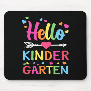 幼稚園の先生のためのHello Kindergarten Team Kinder Byck To S マウスパッド