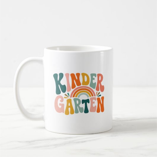 幼稚園の先生への感謝のギフト コーヒーマグカップ (左)