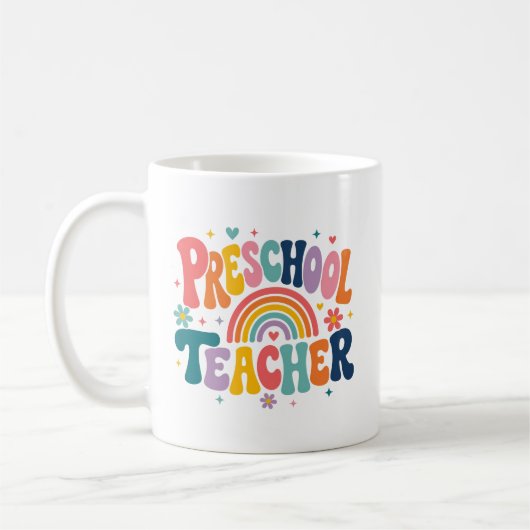 幼稚園の先生への感謝のギフト コーヒーマグカップ (左)