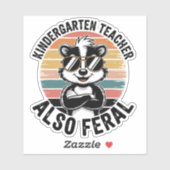 幼稚園の先生も野生 Funny Sticker シール (シート)