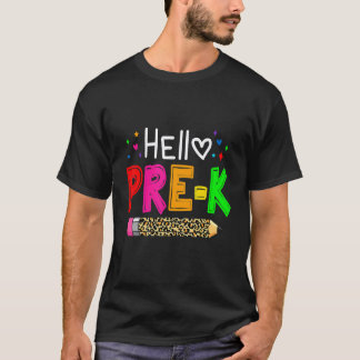 幼稚園の先生 こんにちは 学校の先生 バックトゥスクール Tシャツ