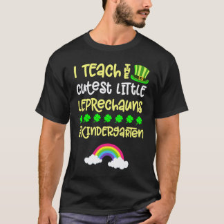 幼稚園の先生 セントパトリックデー 虹 レプリ Tシャツ