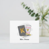 幼稚園の先生 ブラック ノート カフェ オリジナル カスタム (スタンド正面)