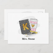 幼稚園の先生 ブラック ノート カフェ オリジナル カスタム (正面/裏面)