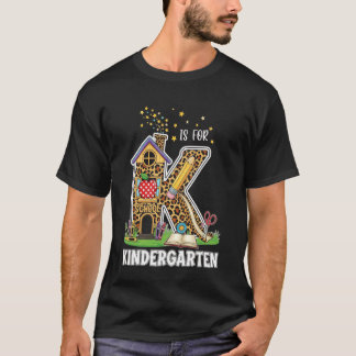 幼稚園の先生 初日のためのK Tシャツ