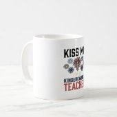 幼稚園の先生 花火 ビンテージTシャツ デザイン コーヒーマグカップ (正面左)