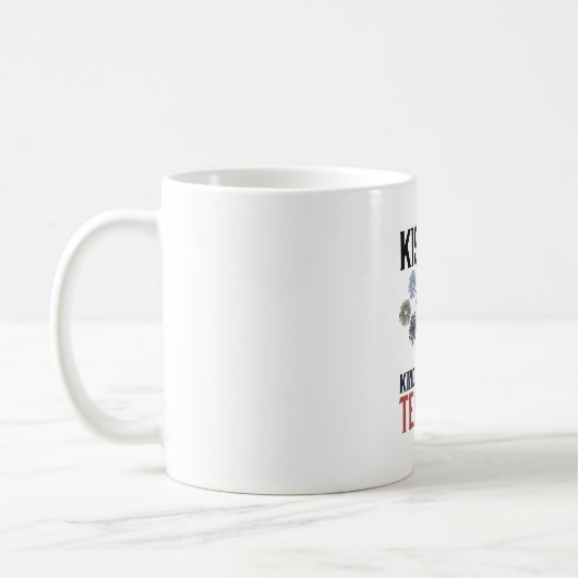 幼稚園の先生 花火 ビンテージTシャツ デザイン コーヒーマグカップ (左)