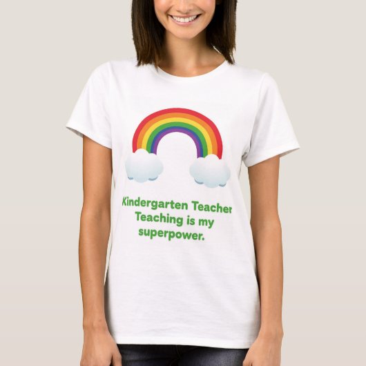 幼稚園の先生Tシャツ Tシャツ (正面)