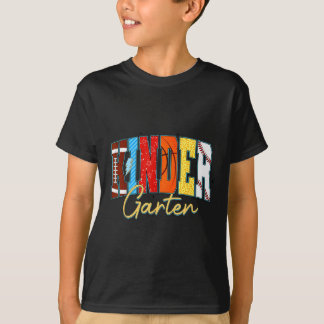幼稚園の再開サッカー野球 Tシャツ