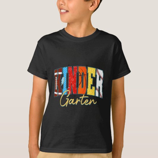 幼稚園の再開サッカー野球 Tシャツ (正面)