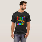 幼稚園の初めての登校日クルーの先生ギフト Tシャツ (正面フル)