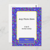 幼稚園の初日の写真 ポストカード (正面/裏面)