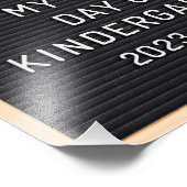 幼稚園の初日サイン学校の初日 フォトプリント            (角)