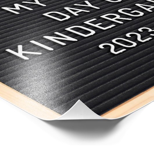 幼稚園の初日サイン学校の初日 フォトプリント            (角)