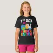 幼稚園の初日新学期かわいい Tシャツ (正面フル)