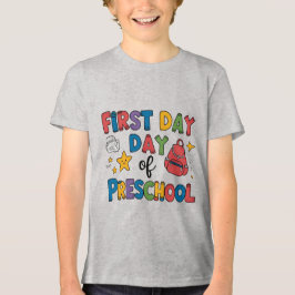幼稚園の初日  トライブレンドＴシャツ
