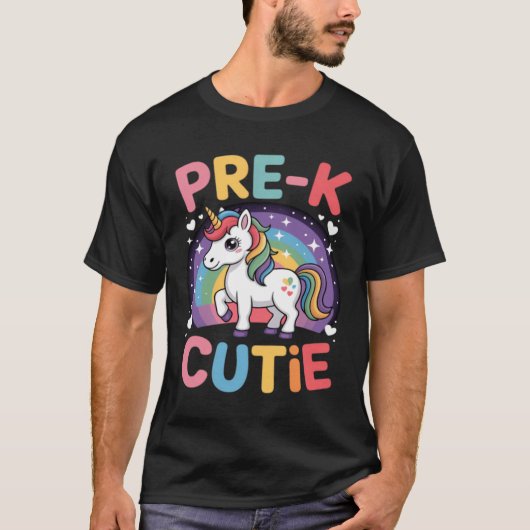 幼稚園の初日 プレK 可愛いバックトゥスクールTシャツ Tシャツ (正面)