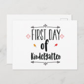 幼稚園の初日 ポストカード (正面/裏面)