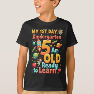 幼稚園の初日 小学校の1日目 Tシャツ