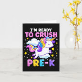 幼稚園の初日K前国連を潰す準備ができている カード (黄色い花)