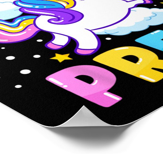 幼稚園の初日K前国連を潰す準備ができている ポスター (角)