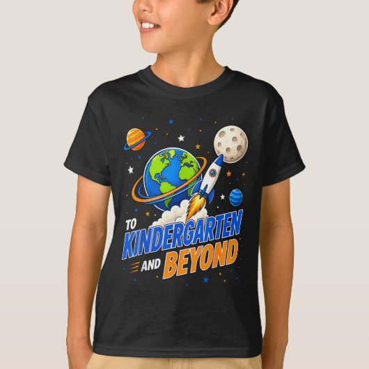 幼稚園の初日Tシャツ男子1日目 Tシャツ (正面)