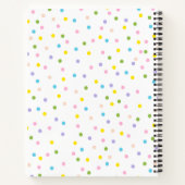 幼稚園の初等先生賞状 ノートブック (裏面)