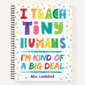 幼稚園の初等先生賞状 ノートブック (正面)