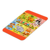 幼稚園の動物アルファベット冷蔵庫マグネット マグネット (左側)