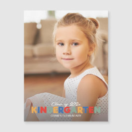 幼稚園の卒園マグネット発表