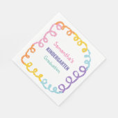 幼稚園の卒園紙ナプキン スタンダードランチョンナプキン (角)