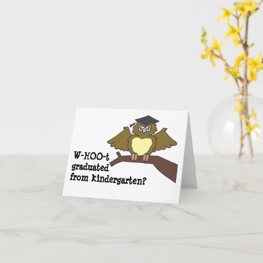 幼稚園の卒園 カード (黄色い花)