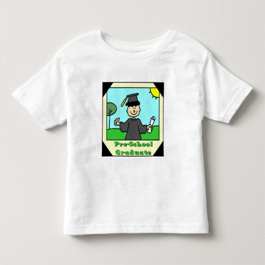幼稚園の卒業のギフト トドラーTシャツ (正面)