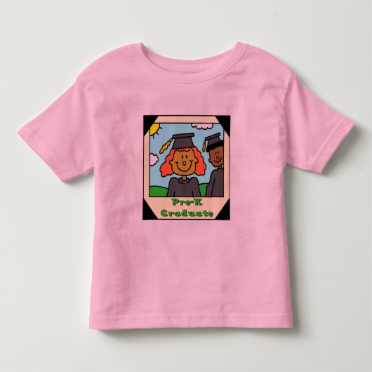 幼稚園の卒業のギフト トドラーTシャツ (正面)