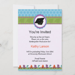 幼稚園の卒業の招待状 招待状