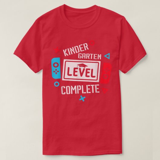 幼稚園の卒業シャツレベルのビデオ完成 Tシャツ (デザイン正面)