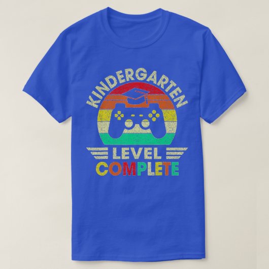 幼稚園の卒業レベルの完全なビデオゲーム Tシャツ (デザイン正面)