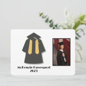 幼稚園の卒業式の追加フォト 招待状 (スタンド正面)