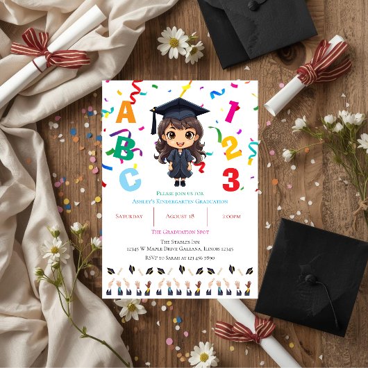 幼稚園の卒業式 招待状
