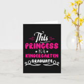 幼稚園の卒業最終日 カード (黄色い花)