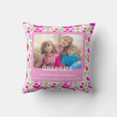 幼稚園の卒業祝いを心ゆくまで楽しめる クッション (裏面)