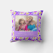 幼稚園の卒業祝いを心ゆくまで楽しめる クッション (裏面)