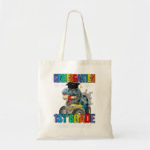 幼稚園の卒業魔法恐竜 トートバッグ (正面)