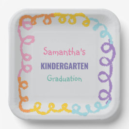 幼稚園の卒業 ペーパープレート