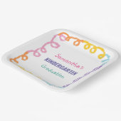 幼稚園の卒業 ペーパープレート (傾斜あり)